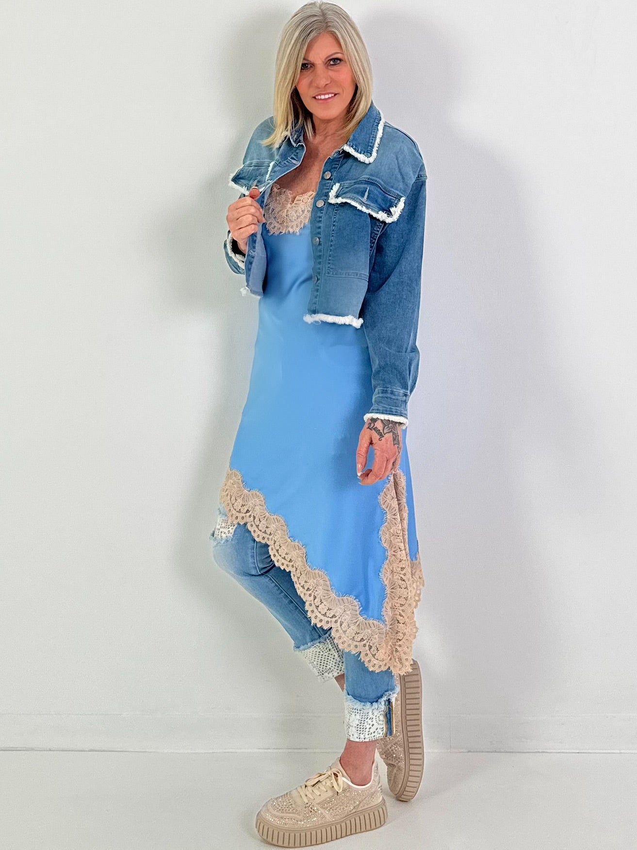 Denim jacket, model "Urban Wildcut" - denim