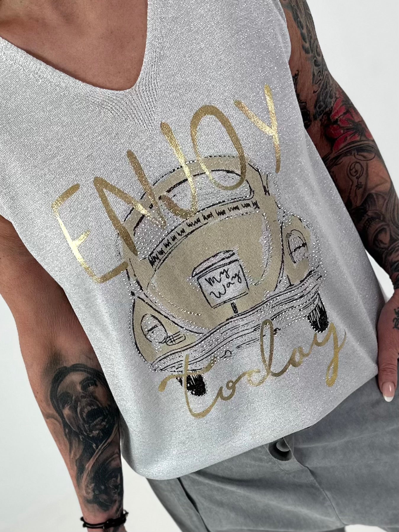 Pullunder Enjoy 2 - silber