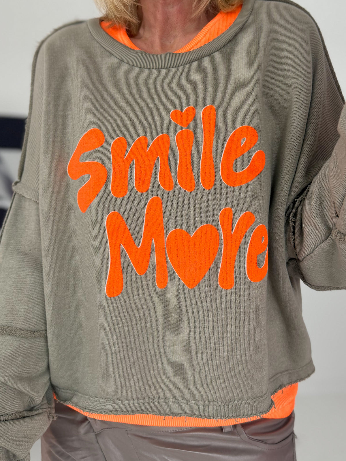 Sweater Smile More - taupe