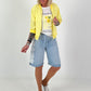 T-Shirt mit Limoncello-Spritz Print - weiss