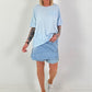 T-Shirt OK! - hellblau