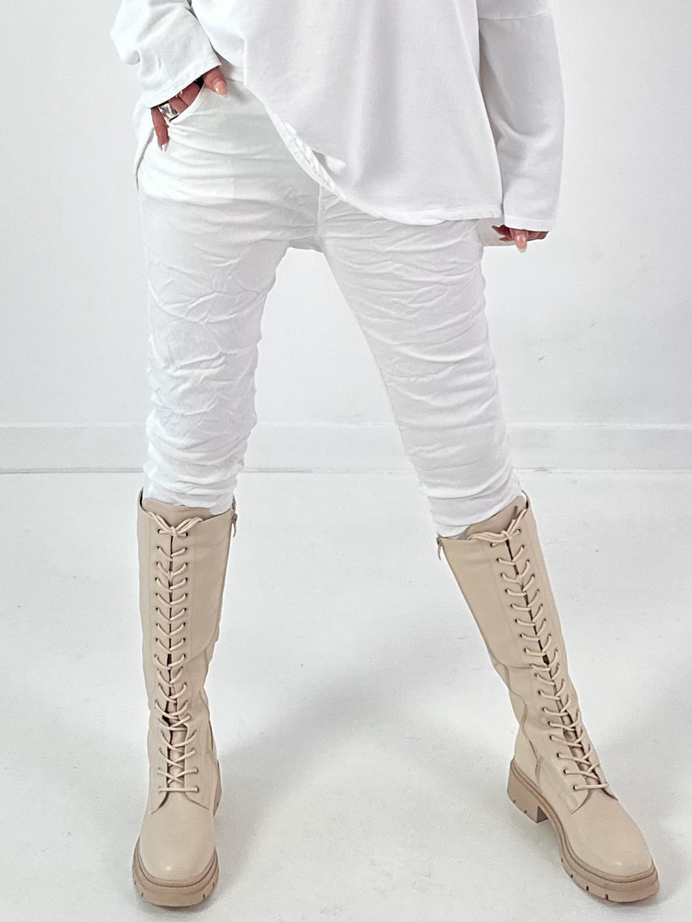 Trousers model "Daily Ready" - white