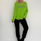 Weicher Pullover Whatever - grün