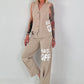 Weste BACK OFF - beige