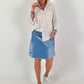Strukturierte Bluse - beige