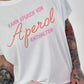 T-Shirt Statement - weiss-rosa