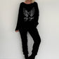 Zachte pullover My Angel - zwart