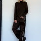 Basic Rollkragenpullover - mokka