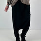 Haremhose mit Knopfdetails - schwarz