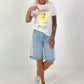 T-Shirt mit Limoncello-Spritz Print - weiss