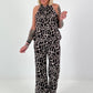 Two-piece set with animal print - brown-beige