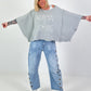 Oversized Shirt Normal is Boring - Grey