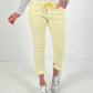Hose mit Muster - gelb