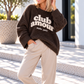 Kuscheliger Pullover Club Amour - mokka-beige