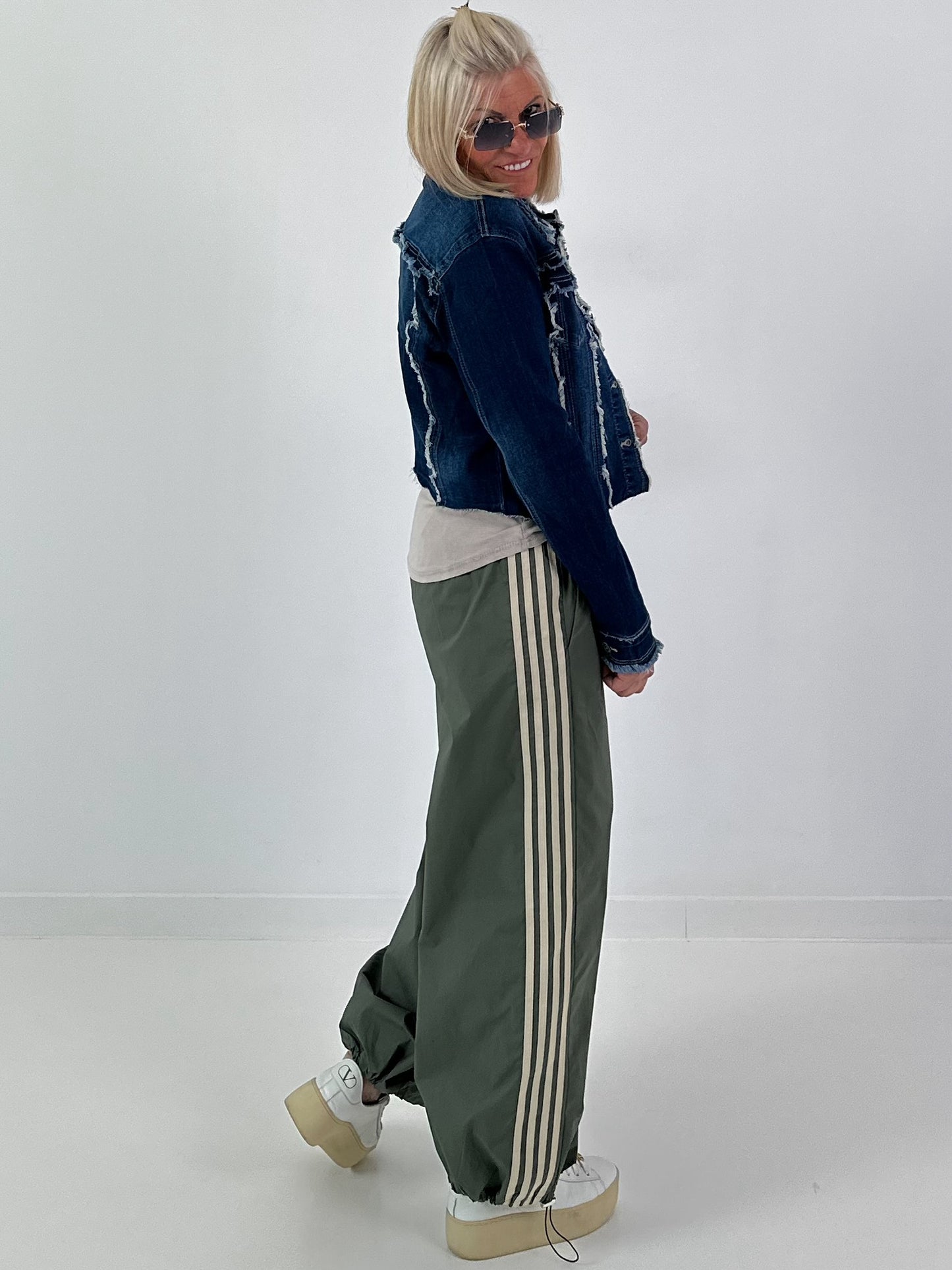 Fringed Denim Jacket - denim