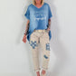 Jeans shirt Perfectly Imperfect - dark blue