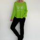 Weicher Pullover My Angel - grün