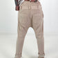 Baggy Hose mit Doppelbund - beige