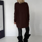 Longpullover - mokka