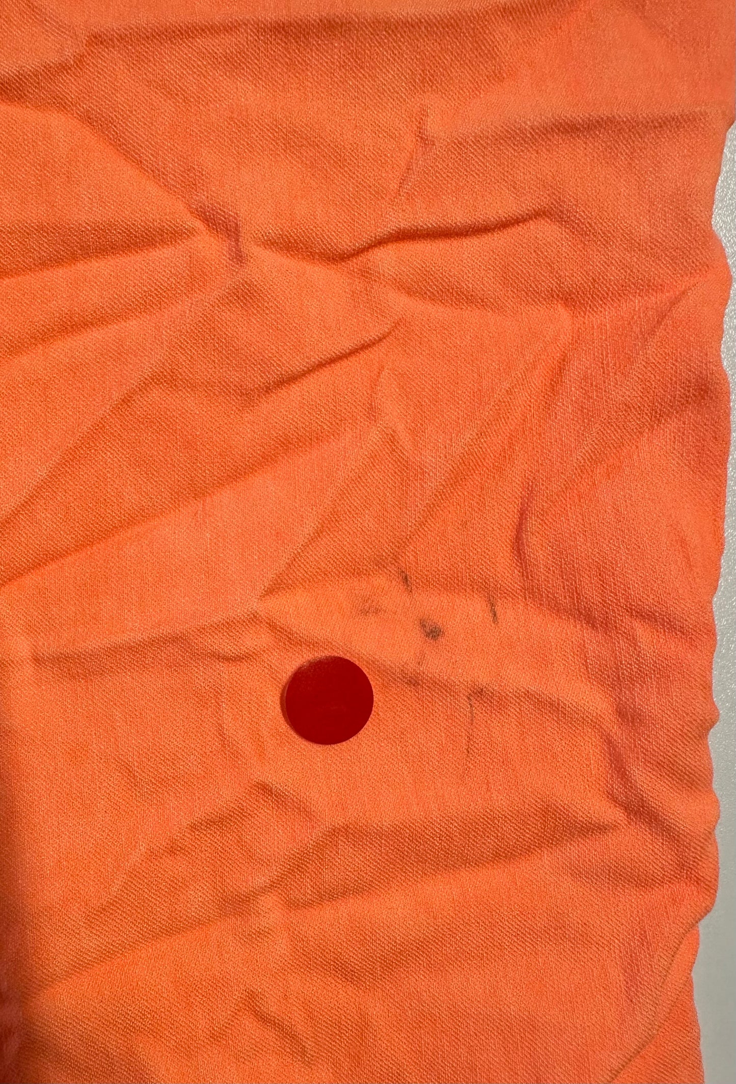 2. Wahl Hose mit Häkelblumen - neonorange