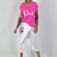 T-shirt Oui - pink