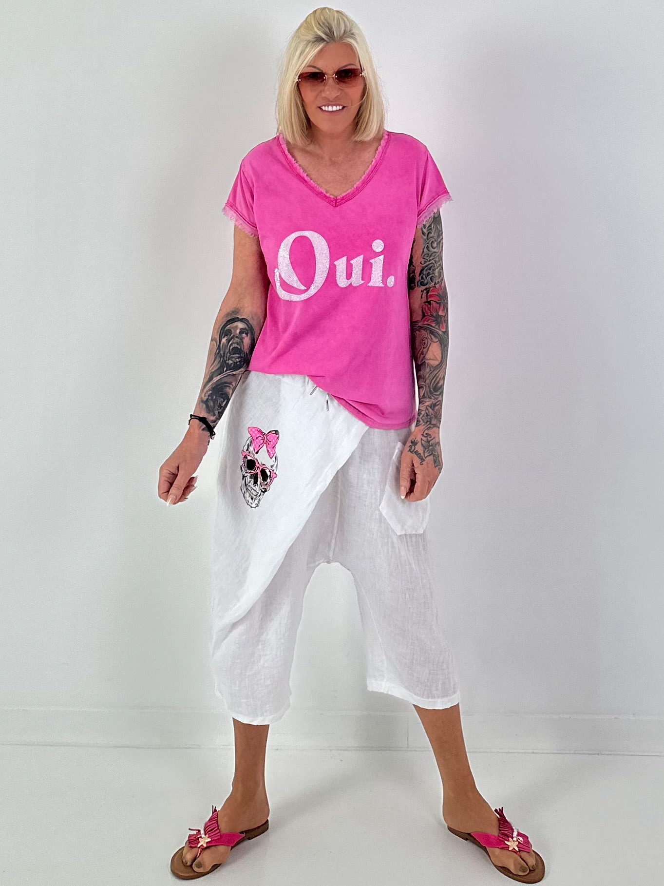 T-shirt Oui - pink