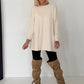 Longpullover - creme