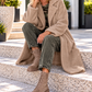 Kuscheliger Teddymantel - taupe
