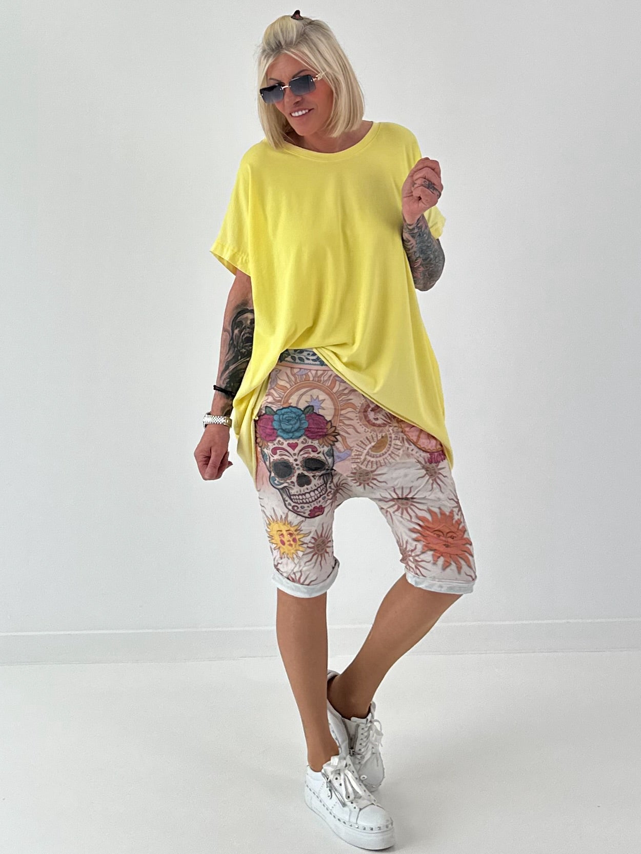 Oversized T-Shirt - gelb