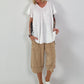 Light structured T-shirt - white