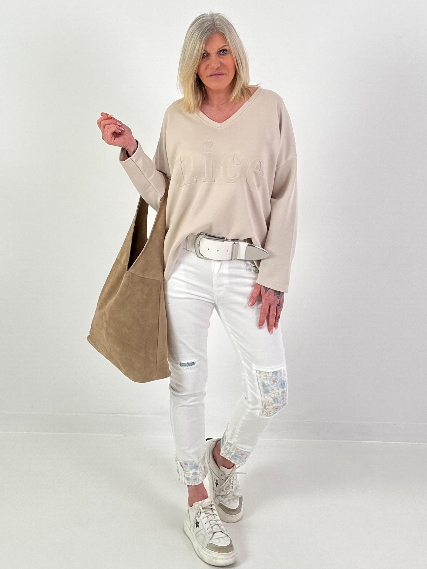 Sweater Nice - beige