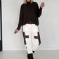 Basic Turtleneck-Pullover - mokka