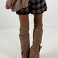 Rock Shorts Model "Plaid Skort" - dark grey-multicoloured