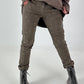 Hose mit elastischem Bund  - leo -taupe