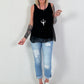 Silk top - black