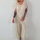 Fine knit shirt Mouse - beige