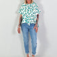 Sweat T-Shirt Leo - watergreen