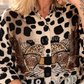 Bluse im Allover Leo-Look Chill Out - beige-taupe-mehrfarbig