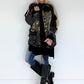 Oversized Jeansjacke mit Pailletten - used-black ( lieferbar ab ca. 01.09.26)