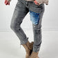 Jeans model "The Pocket" - gray denim