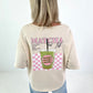 Sweat T-shirt Matcha - beige