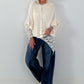 Asymmetrisches Spitzenshirt mit floralem Muster - 6 Farben