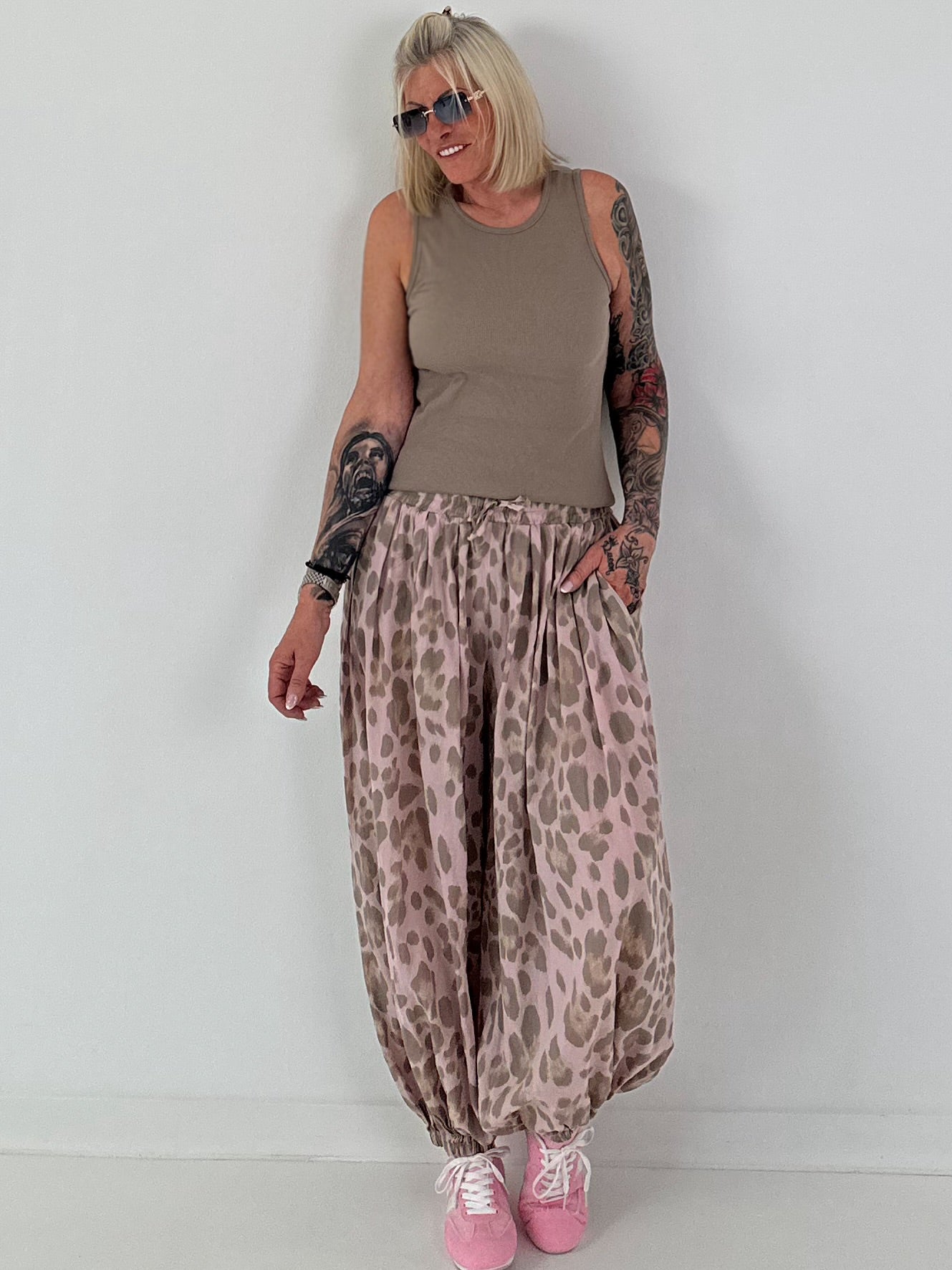 Ripp Tank Top  - taupe