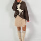 Sweater model "Nala" - taupe-beige