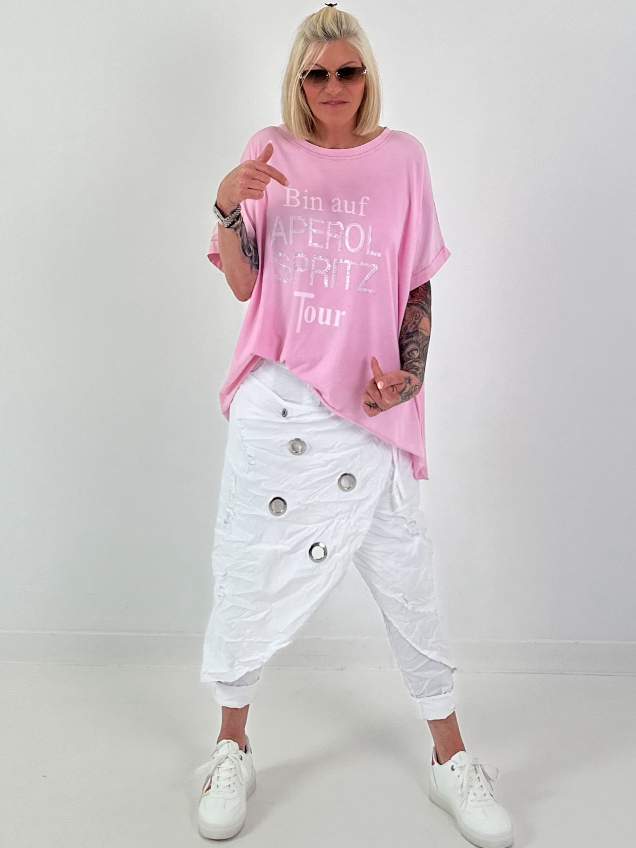 Oversized T-Shirt on Tour - rosa
