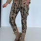 Cargo Hose mit Camouflage-Print - camel-oliv-mehrfarbig