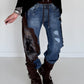 Jogg-Jeans Fashion Dog - denim-mokka