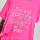 Oversized T-shirt on Tour - neon pink