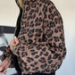 Puffy-Bomberjacke im Leo-Look - taupe-mehrfarbig