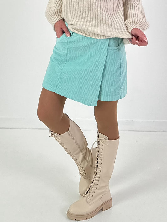 Rokje/short model "Skorty" - mintgroen